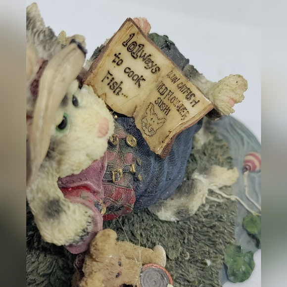 1999 VTG Boyds Bears & Friends The Bearstone Collection Catch Of The Day - Picture 3 of 7